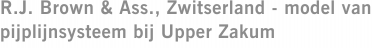 R.J. Brown & Ass., Zwitserland - model van pijplijnsysteem bij Upper Zakum