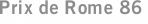 Prix de Rome 86