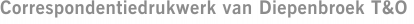 Correspondentiedrukwerk van Diepenbroek T&O