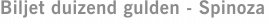Biljet duizend gulden - Spinoza