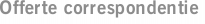 Offerte correspondentie