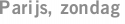 Parijs, zondag